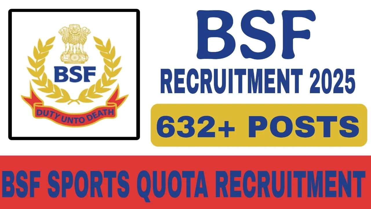 BSF Sports Quota Recruitment 2025